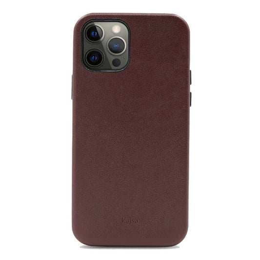 Apple iPhone 12 Pro Kılıf Kajsa Crazy Horse Kapak Bordo