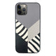 Apple iPhone 12 Pro Kılıf Kajsa Glamorous Serisi Zebra Combo Kapak Gri