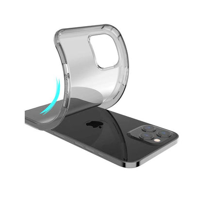 Apple iPhone 12 Pro Kılıf Kajsa Transparent Kapak Renksiz