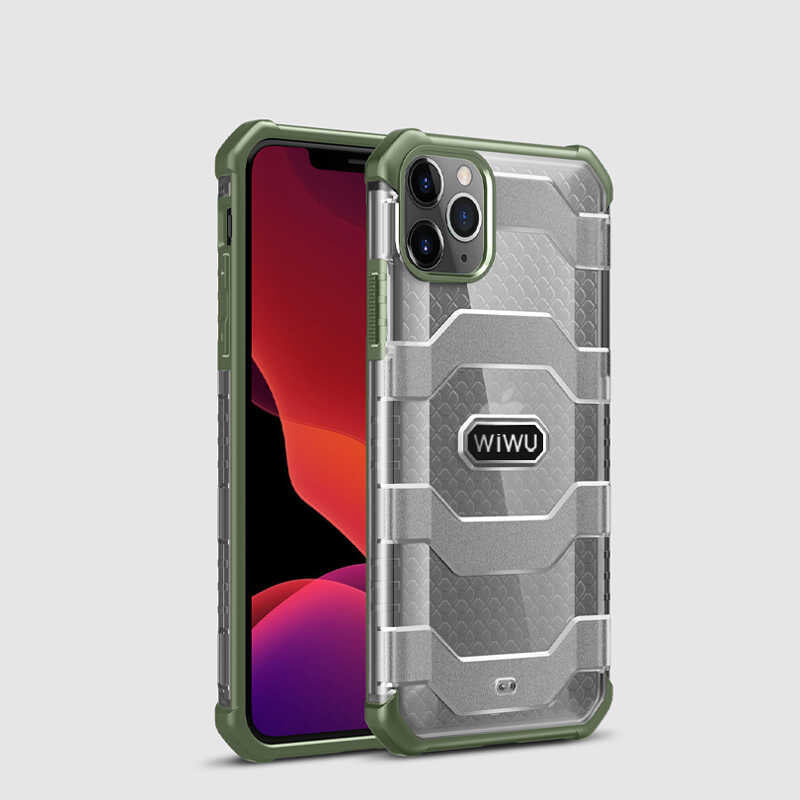 Apple iPhone 12 Pro Kılıf Wiwu Voyager Kapak Kırmızı