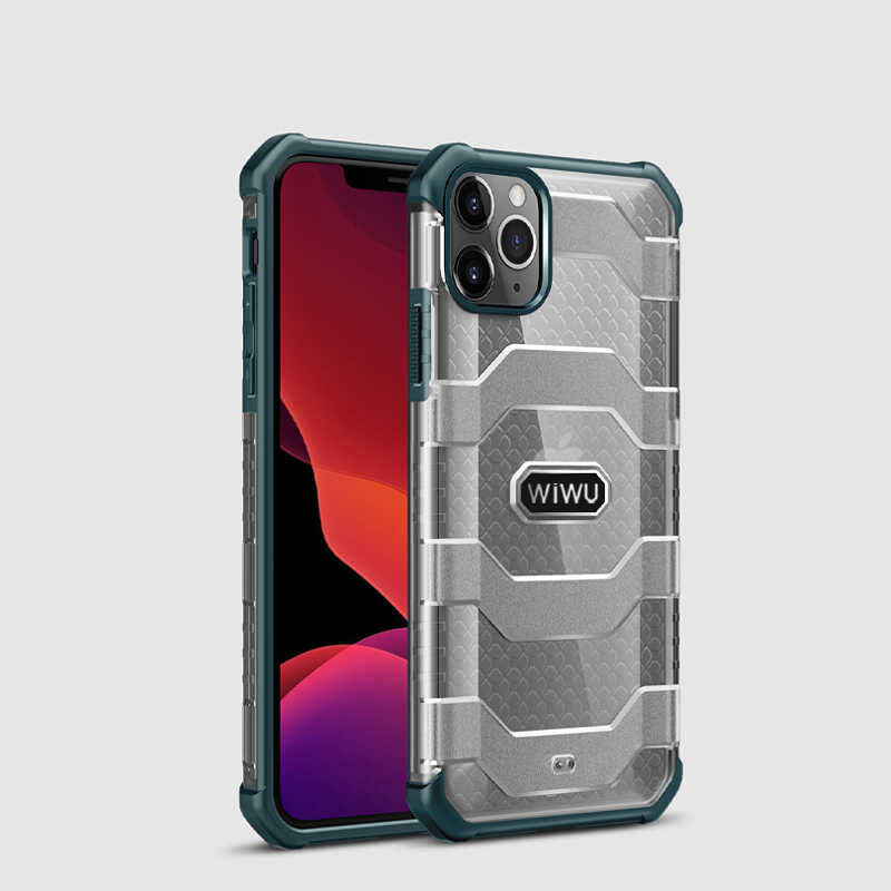 Apple iPhone 12 Pro Kılıf Wiwu Voyager Kapak Mavi