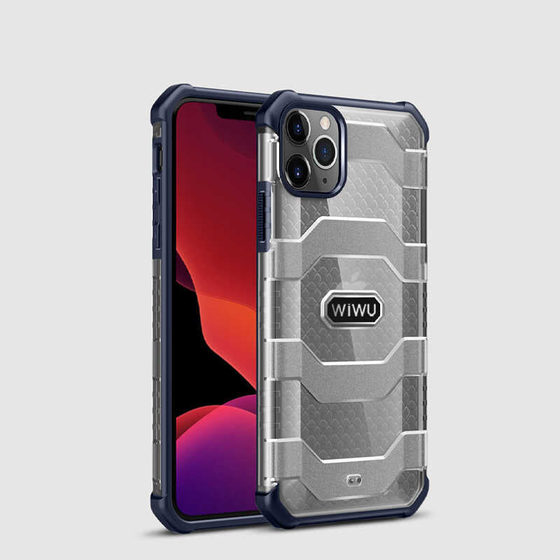 Apple iPhone 12 Pro Kılıf Wiwu Voyager Kapak Koyu Yeşil