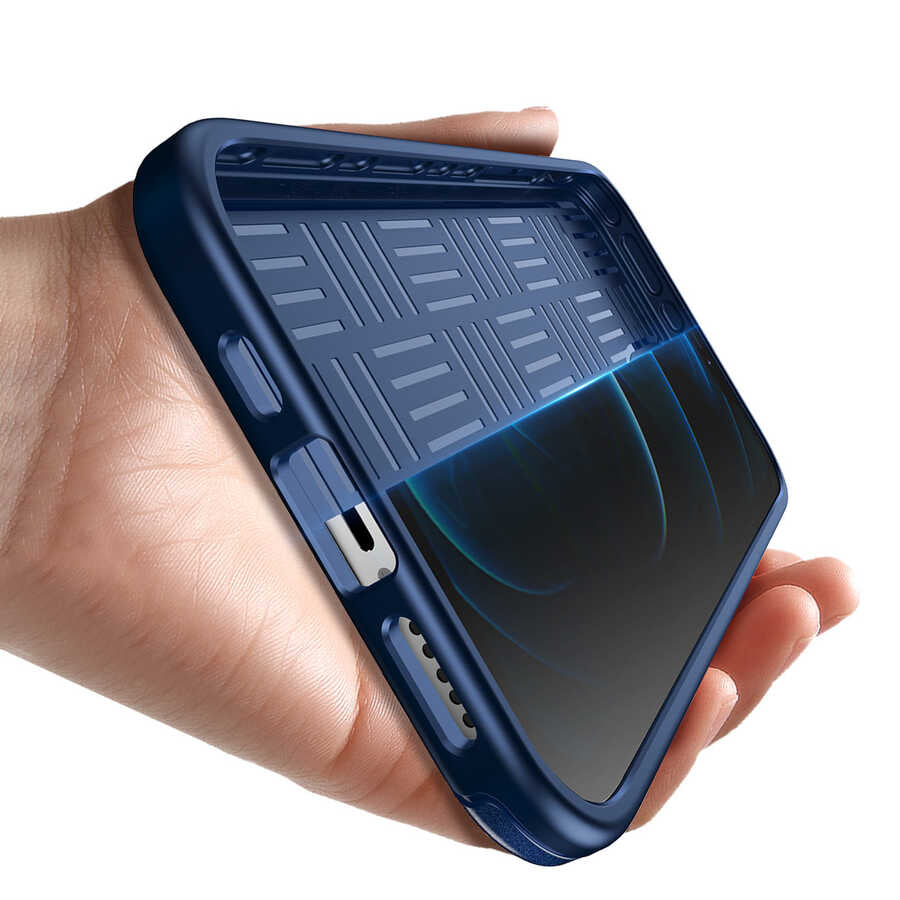 Apple iPhone 12 Pro Kılıf Wlons Hill Kapak Gri