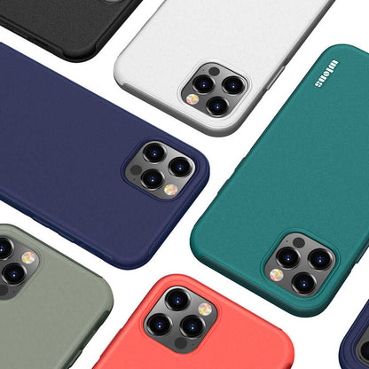 Apple iPhone 12 Pro Kılıf Wlons Hill Kapak Gri