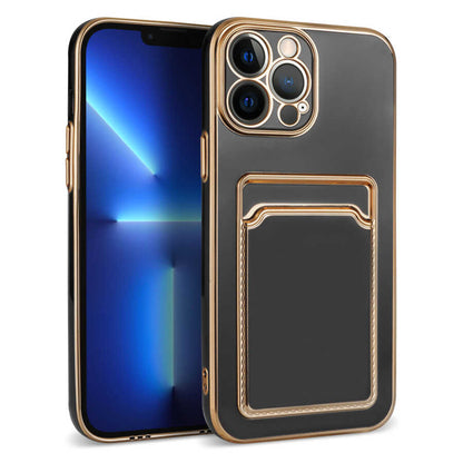 Apple iPhone 12 Pro Kılıf Zore Bark Kartlıklı Kapak