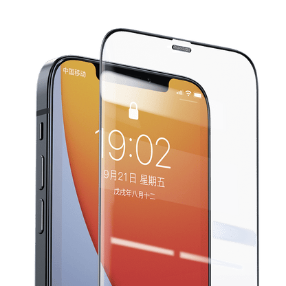 Apple iPhone 12 Pro Max Benks 0.3mm V Pro Dust Full Curved Proof Ekran Koruyucu Siyah