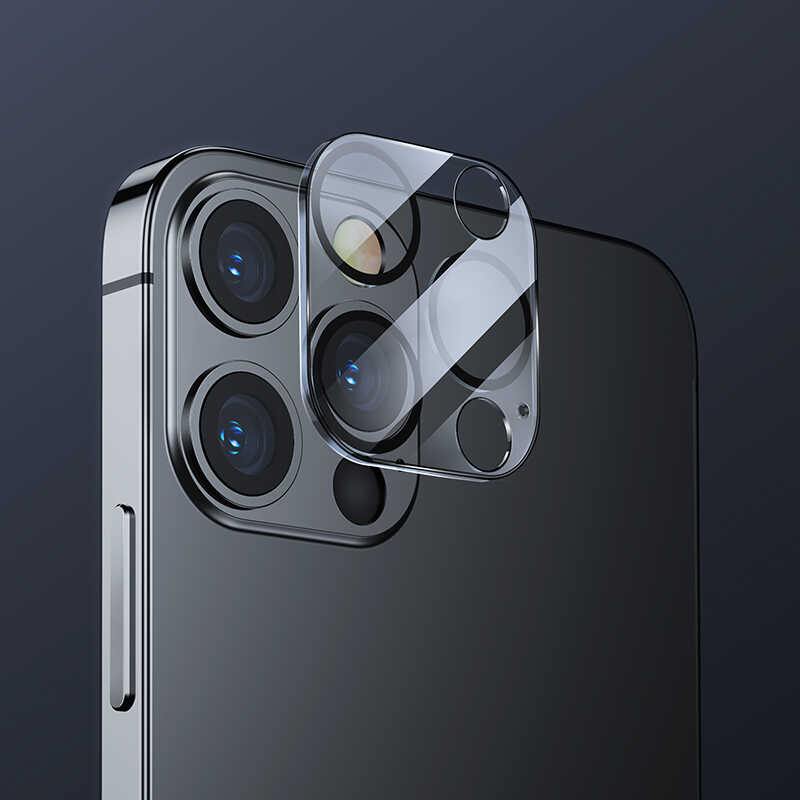 Apple iPhone 12 Pro Max Benks İntegrated Kamera Lens Koruyucu Cam Renksiz