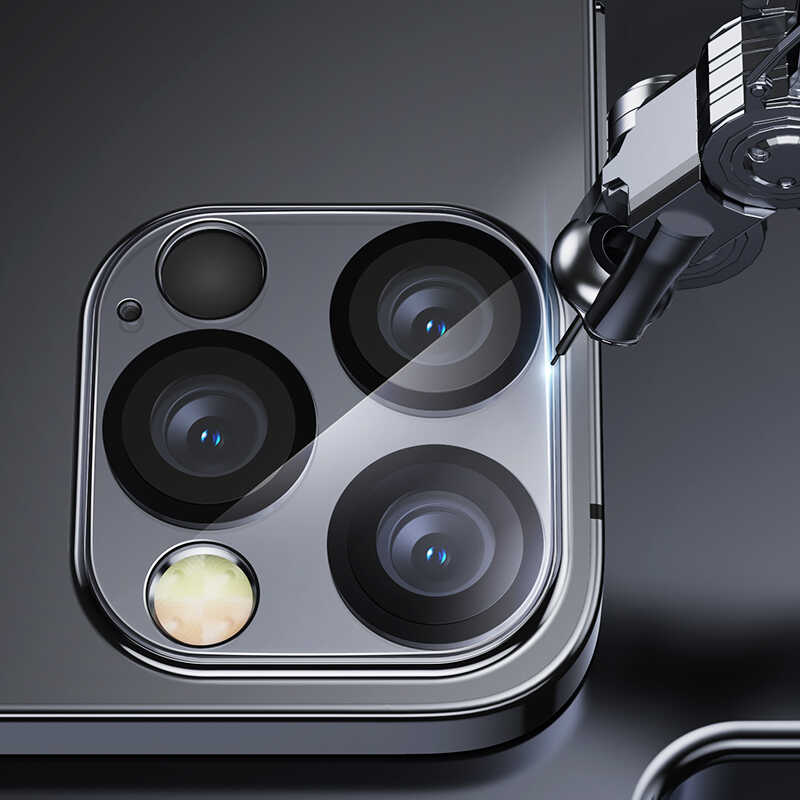 Apple iPhone 12 Pro Max Benks İntegrated Kamera Lens Koruyucu Cam Renksiz