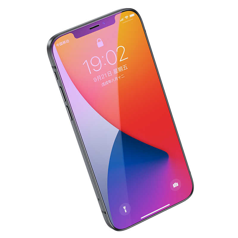 Apple iPhone 12 Pro Max Benks KR Pro Anti-Bluelight Ekran Koruyucu Siyah