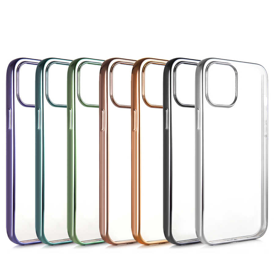Apple iPhone 12 Pro Max Benks Magic Glitz Ultra-Thin Transparent Protective Soft Kapak Mor