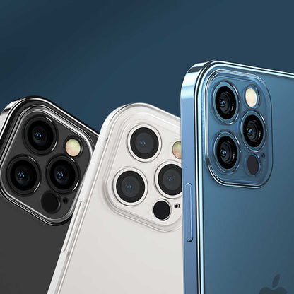 Apple iPhone 12 Pro Max Benks Matte Electroplated TPU Kapak Gümüş