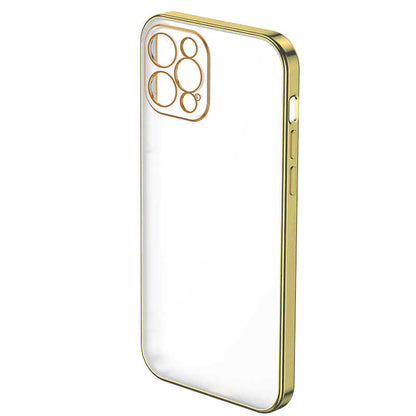 Apple iPhone 12 Pro Max Benks Matte Electroplated TPU Kapak Gold
