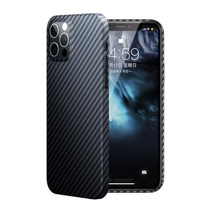 Apple iPhone 12 Pro Max Kılıf Benks Aramid Kapak Siyah