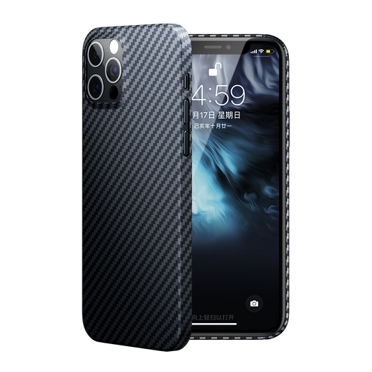 Apple iPhone 12 Pro Max Kılıf Benks Aramid Kapak Siyah