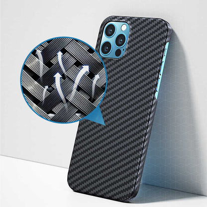 Apple iPhone 12 Pro Max Kılıf Benks MFİ M-safe Magnetic Aramid Kapak Siyah