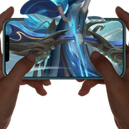 Apple iPhone 12 Pro Max Kılıf Benks Painting TPU Kapak Lacivert