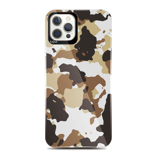 Apple iPhone 12 Pro Max Kılıf Kajsa Camo Kapak NO2