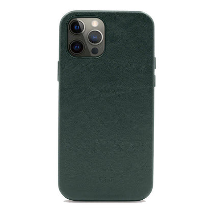 Apple iPhone 12 Pro Max Kılıf Kajsa Crazy Horse Kapak Yeşil