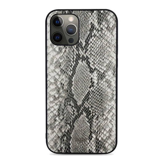 Apple iPhone 12 Pro Max Kılıf Kajsa Glamorous Serisi Snake Pattern Kapak Kırmızı