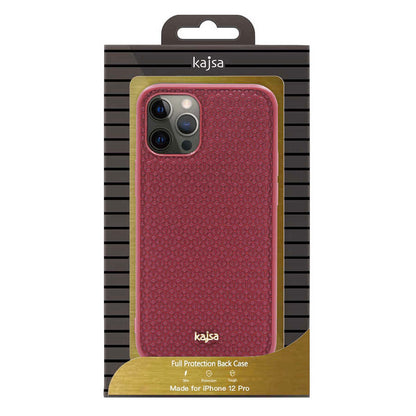 Apple iPhone 12 Pro Max Kılıf Kajsa Splendid Serisi 3D Leaf Kapak Mavi