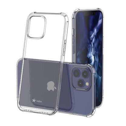 Apple iPhone 12 Pro Max Kılıf Kajsa Transparent Kapak Renksiz
