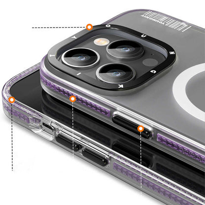 Apple iPhone 12 Pro Max Kılıf M-safe Şarj Özellikli Youngkit Jane Sand Serisi Kapak Mavi