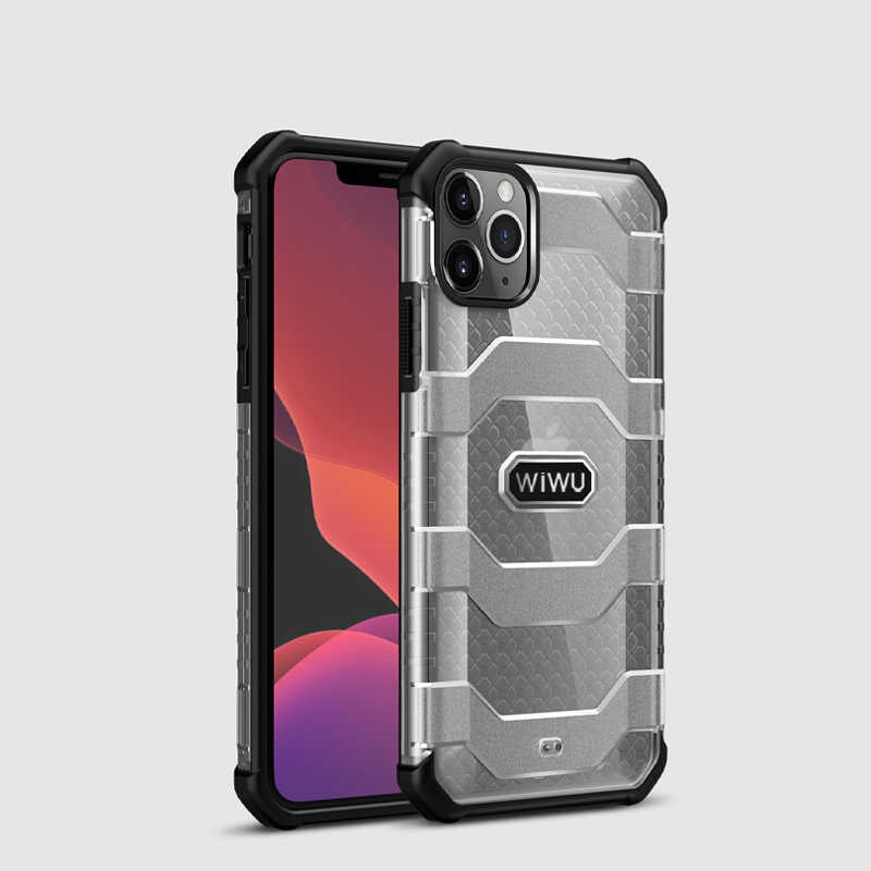 Apple iPhone 12 Pro Max Kılıf Wiwu Voyager Kapak Mavi