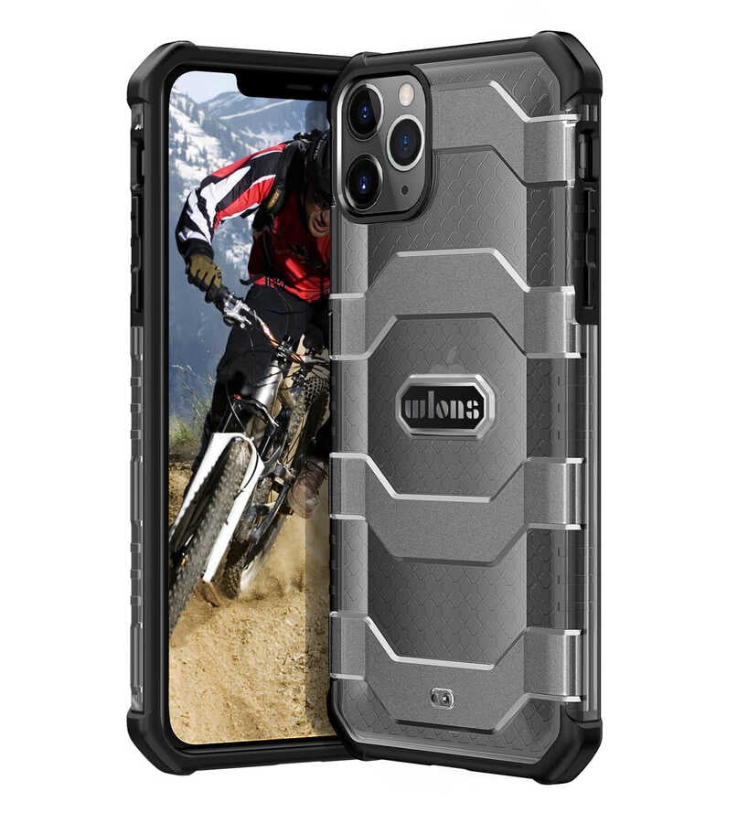 Apple iPhone 12 Pro Max Kılıf Wlons Mit Kapak Lacivert