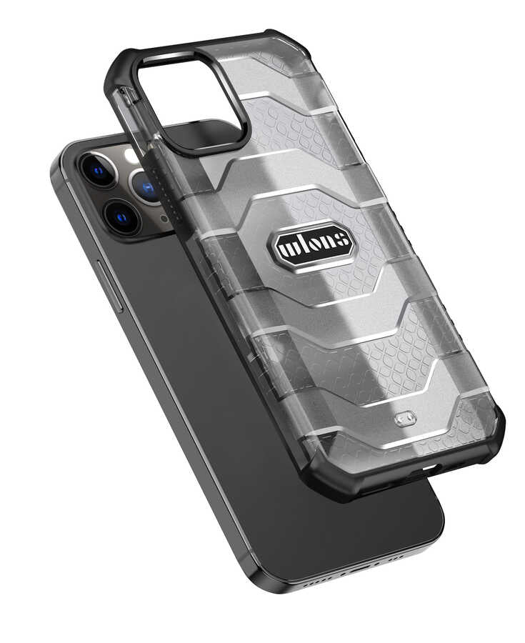 Apple iPhone 12 Pro Max Kılıf Wlons Mit Kapak Kırmızı