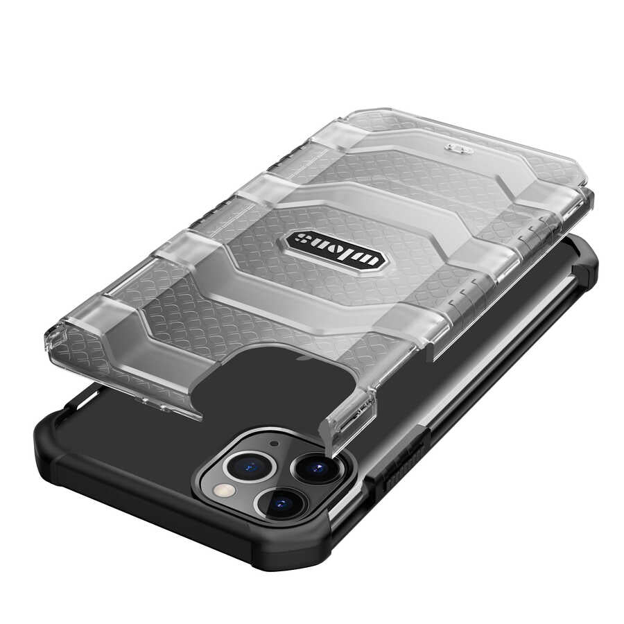 Apple iPhone 12 Pro Max Kılıf Wlons Mit Kapak Kırmızı