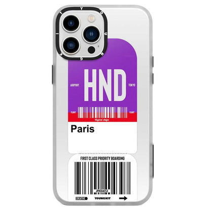 Apple iPhone 12 Pro Max Kılıf YoungKit Any Time Trip Serisi Kapak CL027 Paris