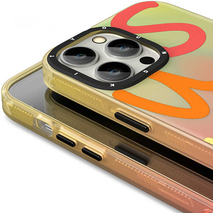 Apple iPhone 12 Pro Max Kılıf YoungKit Summer Serisi Kapak Turuncu