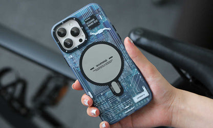 Apple iPhone 12 Pro Max Kılıf YoungKit Technology Serisi Kapak Beyaz