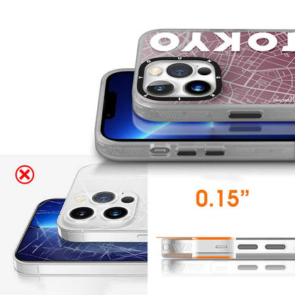 Apple iPhone 12 Pro Max Kılıf YoungKit World Trip Serisi Kapak London