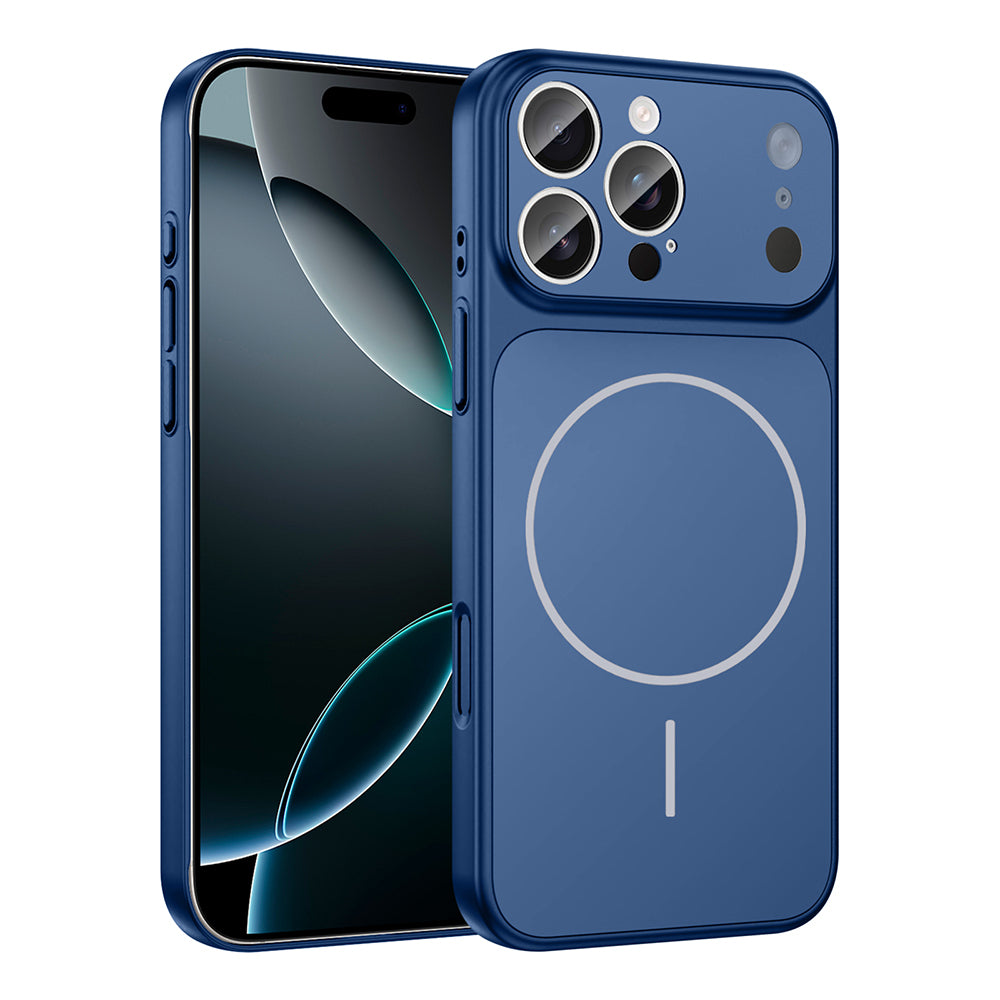 Apple iPhone 12 Pro Max Kılıf Zore M-Safe Şarj Özellikli Kamera Korumalı Formen Kapak