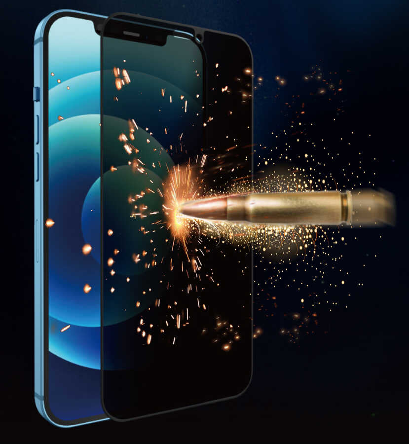 Apple iPhone 12 Pro Max Wiwu iPrivacy HD Anti-Peep Ekran Koruyucu Siyah