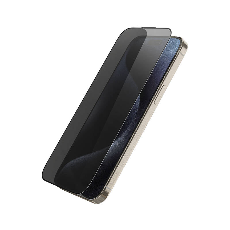 Apple iPhone 12 Pro Max Wiwu Wi-SQ009 Easy Install iPrivacy 360° Anti-Peep Oleofobik Temperli Cam Ekran Koruyucu + Kolay Uygulama Aparatlı Siyah