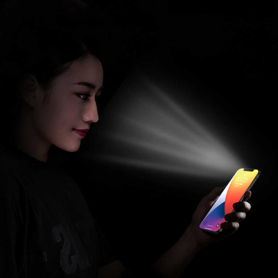 Apple iPhone 12 Pro Wiwu iVista Super Hardness Ekran Koruyucu Siyah