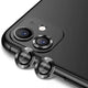 Apple iPhone 12 Zore CL-12 Premium Safir Parmak İzi Bırakmayan Anti-Reflective Kamera Lens Koruyucu Siyah