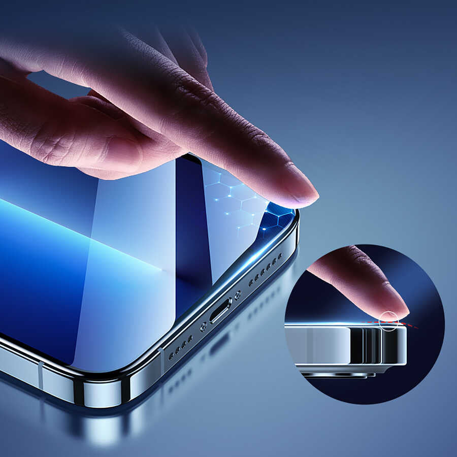 Apple iPhone 13 Benks Mat Ekran Koruyucu Parmak İzi Bırakmayan Oyunculara Özel Ekran Filmi Siyah