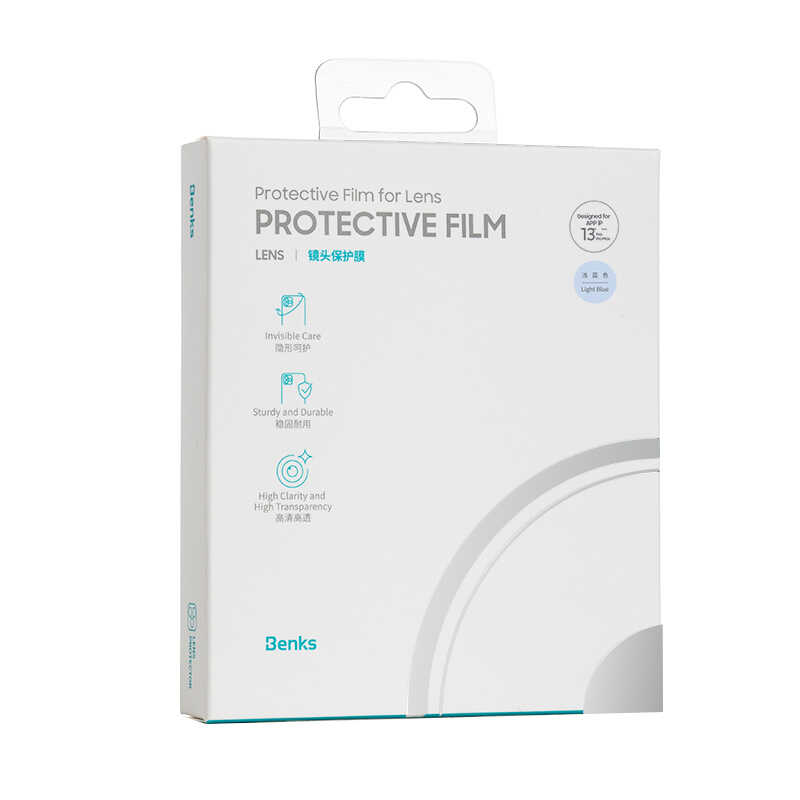 Apple iPhone 13 Benks New KR Kamera Lens Koruyucu Siyah