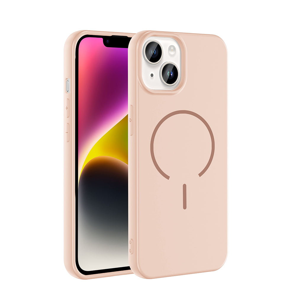 Apple iPhone 13 Kılıf M-safe Şarj Özellikli Zore Meta Kapak