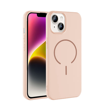 Apple iPhone 13 Kılıf M-safe Şarj Özellikli Zore Meta Kapak