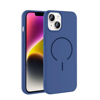 Apple iPhone 13 Kılıf M-safe Şarj Özellikli Zore Meta Kapak