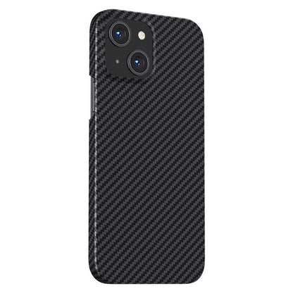 Apple iPhone 13 Kılıf M-safe Özellikli Karbon Fiber Benks Essential Kevlar Kapak Siyah