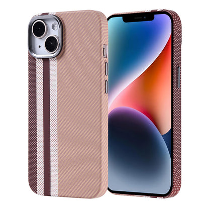 Apple iPhone 13 Kılıf M-safe Şarj Özellikli Karbon Fiber Görünümlü Zore Nekst Kapak