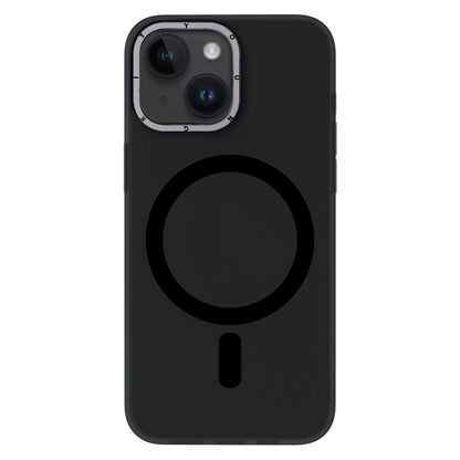 Apple iPhone 13 Kılıf M-safe Şarj Özellikli Youngkit Hidden Sand Serisi Kapak Siyah