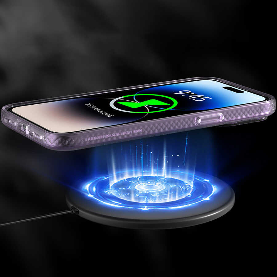 Apple iPhone 13 Kılıf M-safe Şarj Özellikli Youngkit Rock Serisi Kapak Siyah