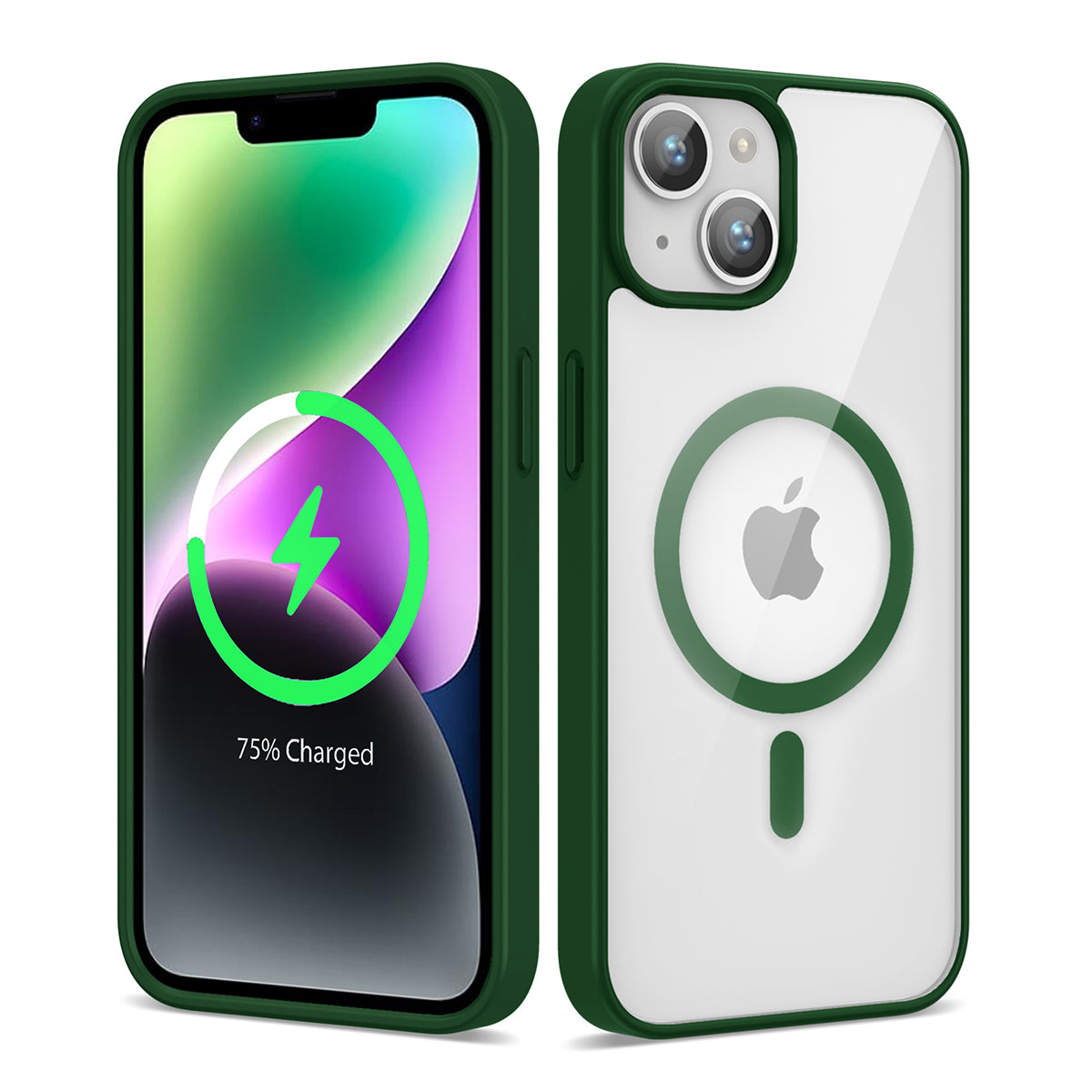 Apple iPhone 13 Kılıf M-safe Wireless Şarj Özellikli Silikon Zore Ege Kapak