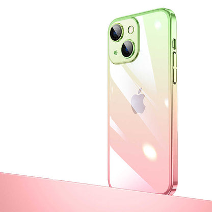 Apple iPhone 13 Kılıf Parlak Renk Geçişli Kamera Korumalı Zore Senkron Kapak
